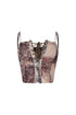 Angel Wings Mesh Corset Top